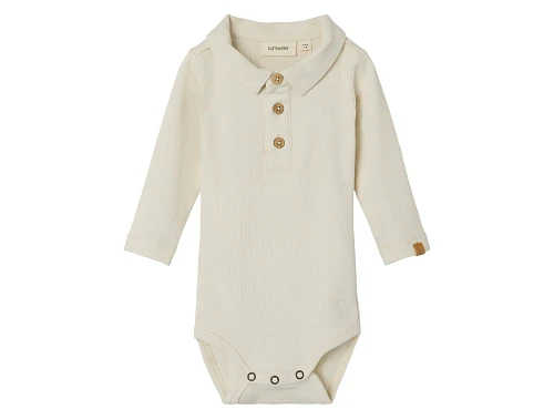 Lil Atelier turtledove bodyskjorte